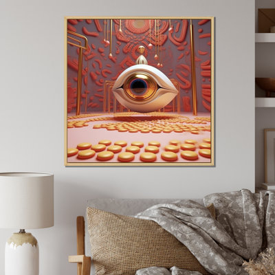 " Eye Of The Times Retro Futuristic Minimalism I "