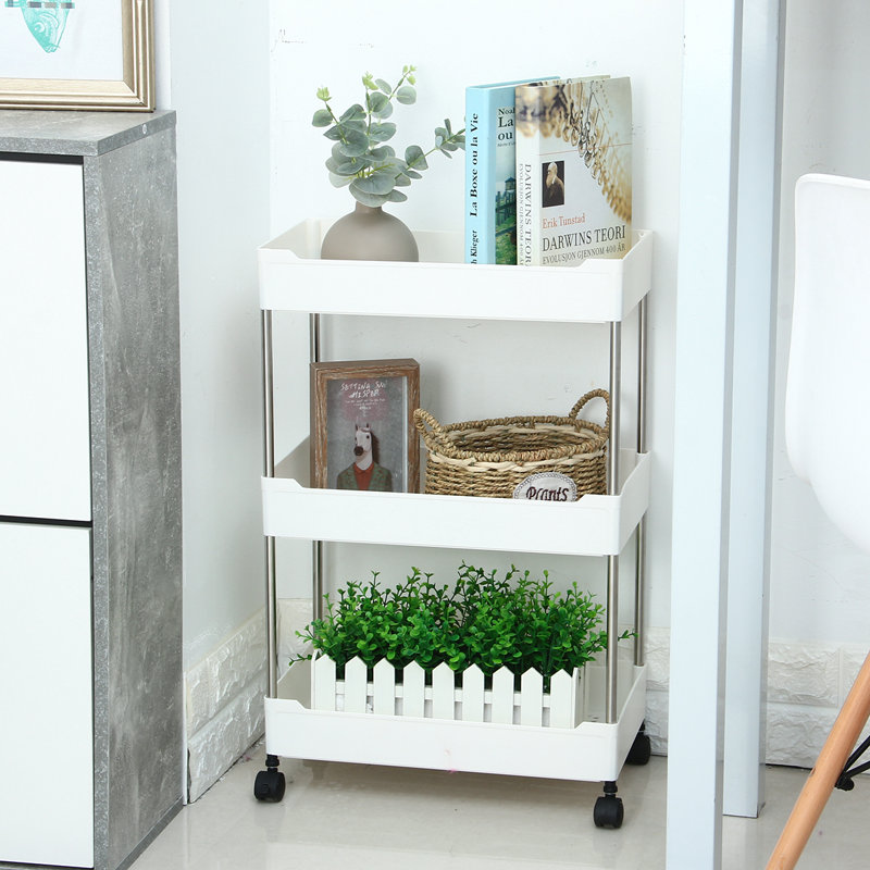 50.8cm W Shelving Unit with Wheels
