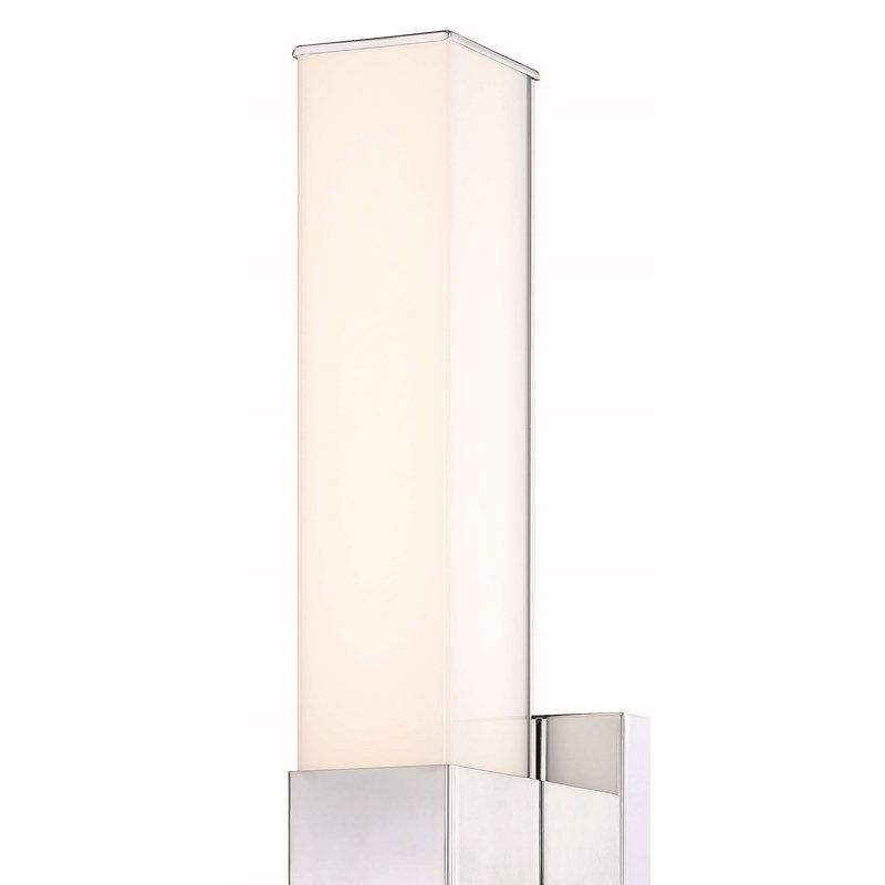 Camodeca Steel LED Armed Sconce, Chrome