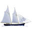 Rooftop 30" Schooner Weathervane-728662353