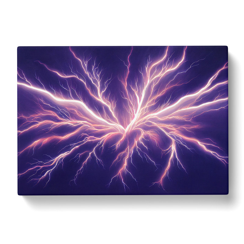 Tremendous Lightning Bolt - Wrapped Canvas, 50cm H x 76cm W x 3cm D