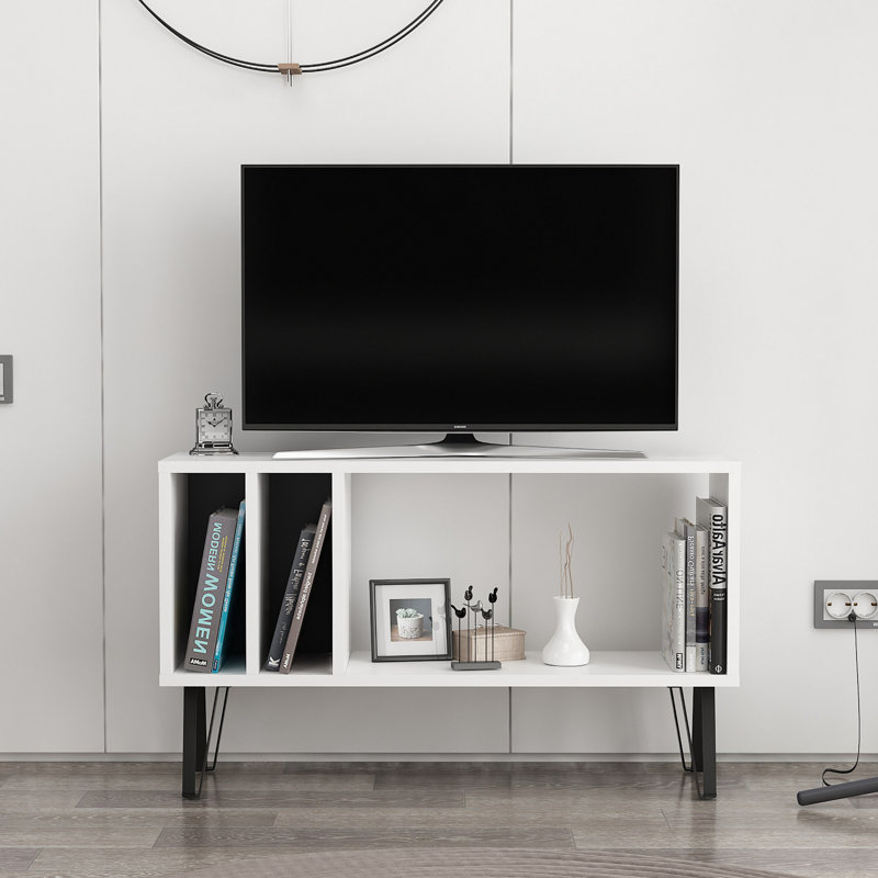 Meuble télé - Moonya, Blanc