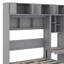 Lit escamotable mural avec bureau, armoire supérieure et tablettes de rangement-1787628383-1787628381