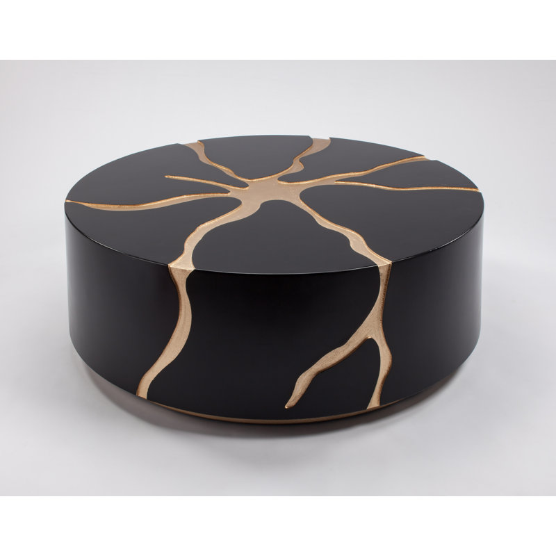 Coffee Table, Black/Gold