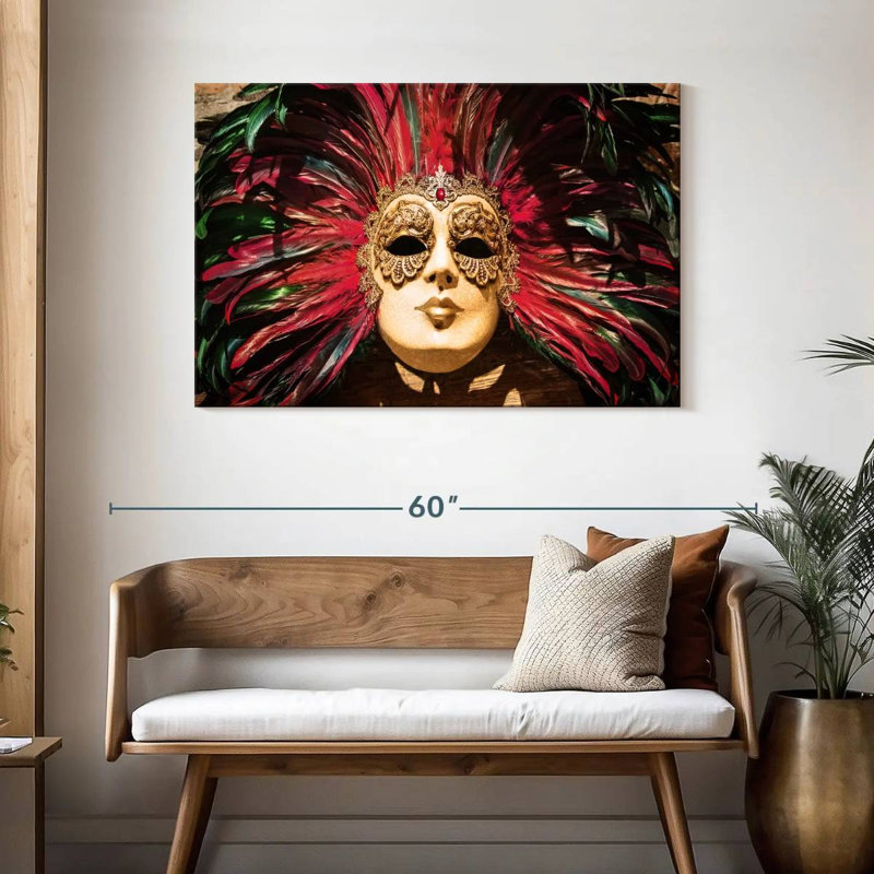 Lelend Venetian Carnival, 30" H x 45" W