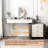 Makeup Vanity with Light mirror,5 drawers