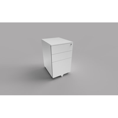15.9 " Wide 3 Iron Vertical Filing Cabinet