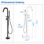 Robinets de baignoire à fixation au sol-63445202