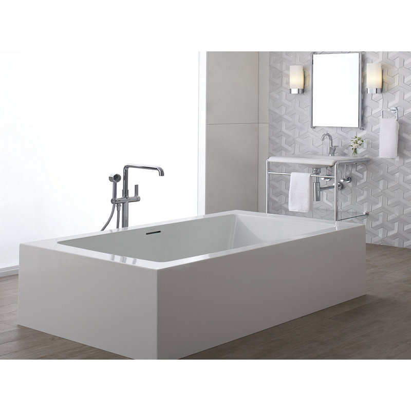 One™ Freestanding Tub Filler, Less Handshower, Polished Chrome