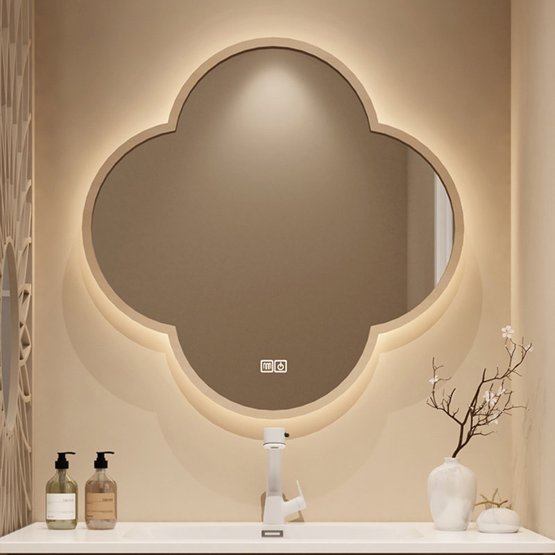 Simple pastoral bathroom cabinet
