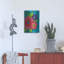 Art mural en métal Latitude Run® «Bright Bold Blooms 1» par Hello Angel