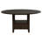 Fulton Dark Cocoa Round Dining Table with Drawer