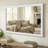 Woodford Wood Framed Mirror with Safety Backing Ideal for Bathroom / Vanity Mirror-1601012886-1601012870