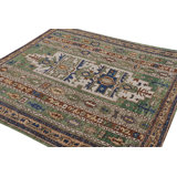 Burano Hand Knotted Wool Geometric Area Rug