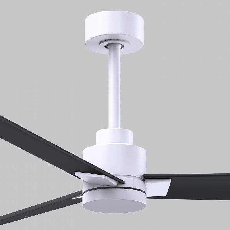Alessandra 56'' Ceiling Fan, Matte Black, Matte White