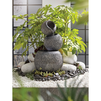 Outdoor Floor Fountain with Lights