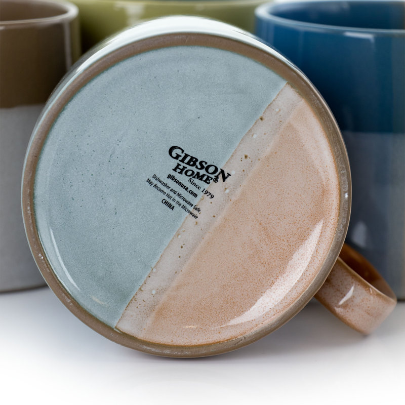 Ensemble de 4 tasses à café Gibson Home Glasgow