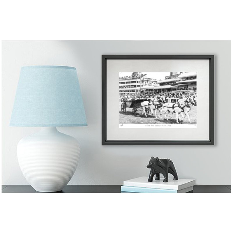 Ascot, The Royal Coach C1955 - Single Picture Frame Print, 40cm H X 50cm W x 2cm D