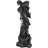 Roman Numeral Resin Tabletop Clock in Black