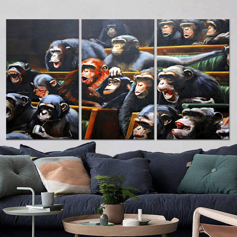 Superbe œuvre d'art sur toile imprimée: décoration murale moderne, toile tendue 3P, H: 35,4 po x l: 70,9 po