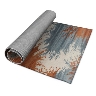 Watercolor Beige Indoor and Outdoor Area Rug