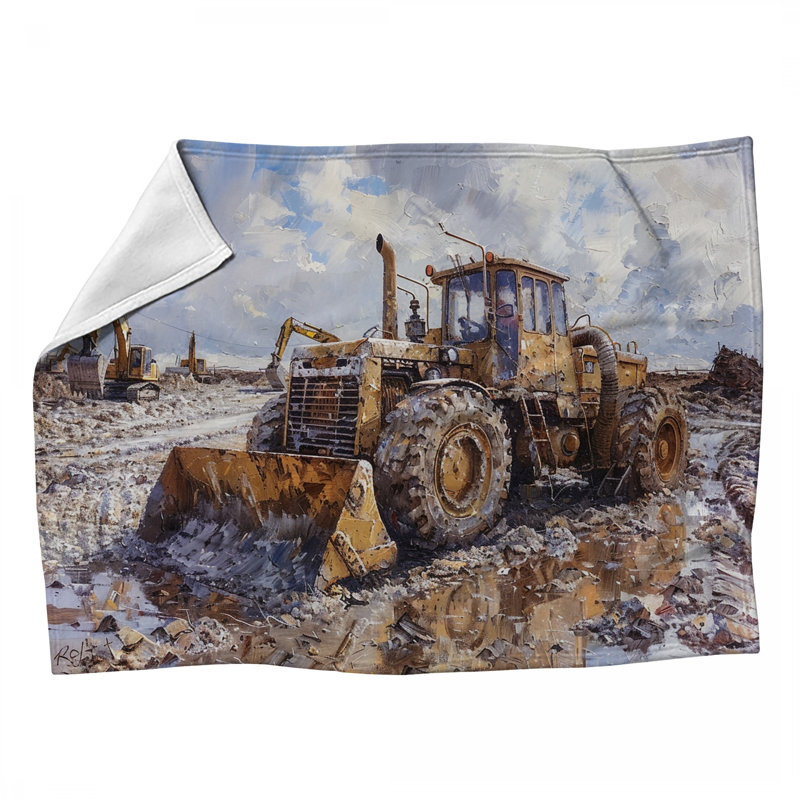 Jeté Bulldozer, 60 po x 80 po