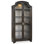Sanctuary Glass Bunching Curio-Ebony Antiqued Oak