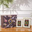 Ensemble de 2 cadres photo Sitara - Cadres décoratifs fabriqués à la main pour photos 4 x 6 et 5 x 7, collection Aubryelle blanche