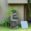 Handcrafted Floor Fountain with Lights
