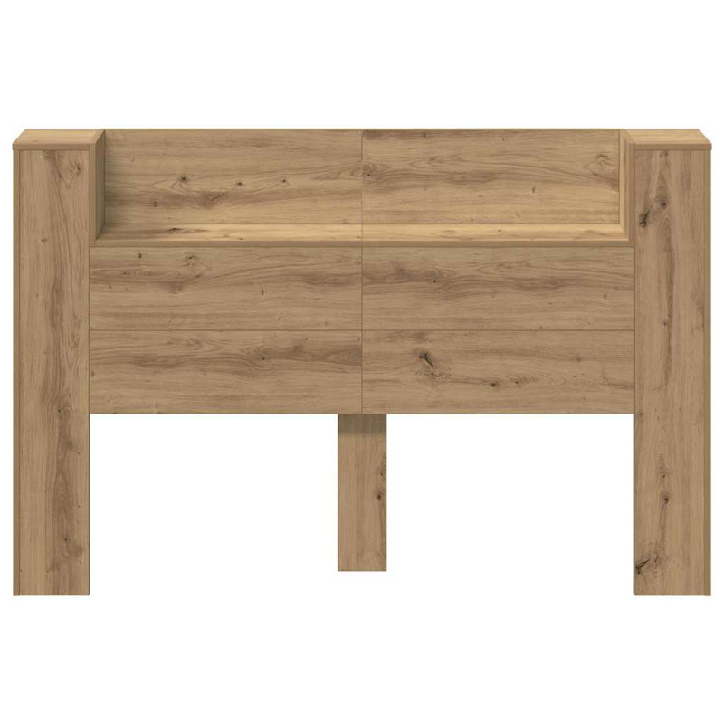 Bookcase Headboard, European Kingsize (160 x 200 cm), Artisan Oak