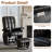 360°Swivel Glider Rocking Recliner Chair With Ottoman-474788385