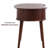Stream Ripple Wood Writing Desk with Drawers-524427564