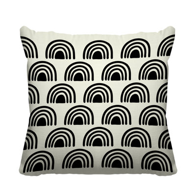 Coussin décoratif à motif abstrait