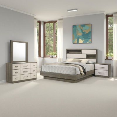 Ensemble de chambre à coucher 4 pièces Fene
