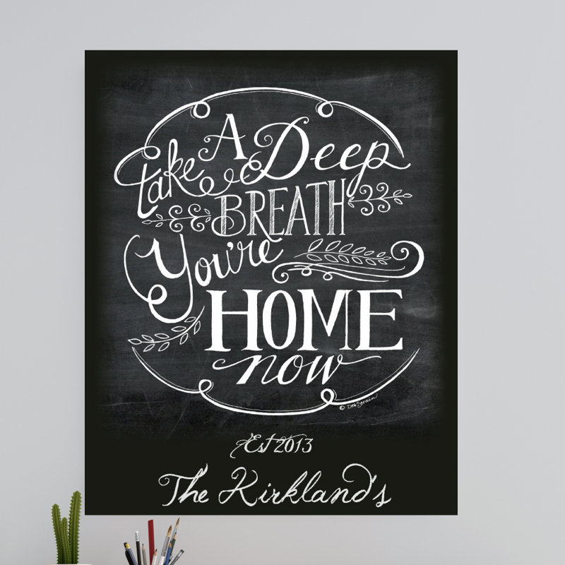 Décalcomanie murale personnalisée your home, Oui