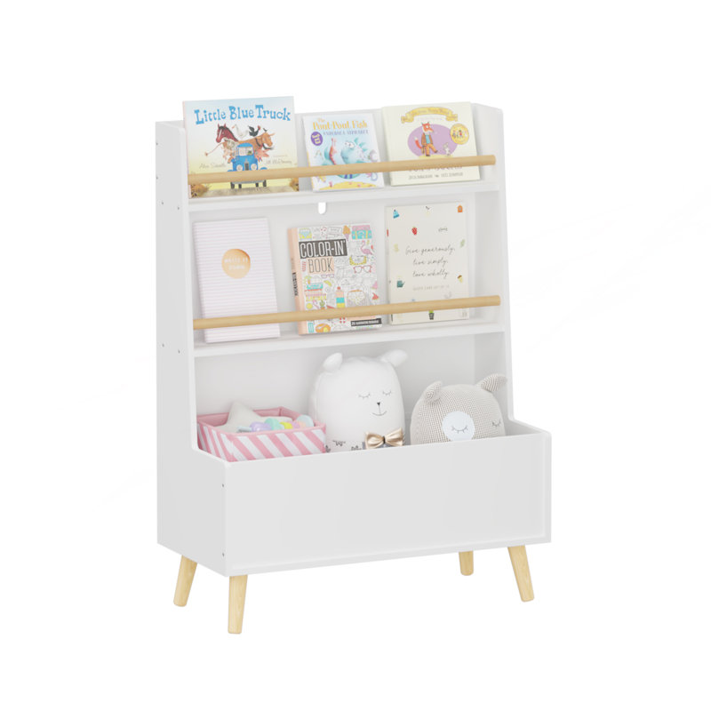 Bibliothèque pour enfants, porte-revues et livres, organisateur de livres, armoire de rangement pour jouets