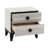 NIGHTSTAND In Cream Oak (Rustic Accents)