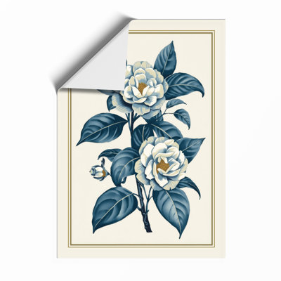 Camellia Study Botanical - Framed Print