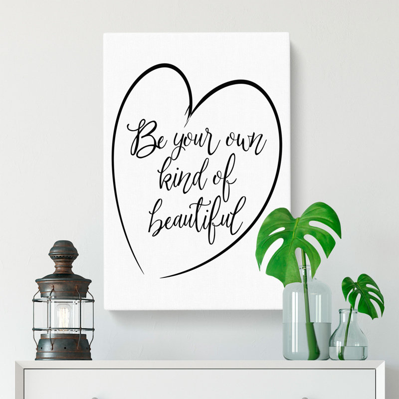 Own Kind Of Beautiful - Wrapped Canvas, 50cm H x 35cm W x 3cm D