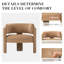 Velvet Upholstered Barrel Armchair-1073332019