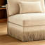 Fauteuil sans accoudoirs en chenille léopard avec 1 coussin-1988076138