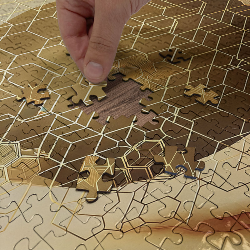 Ambesonne Cardboard Puzzle