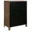 Commode 5 tiroirs Aajon Noyer