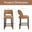 Ensemble de 2 tabourets de bar Bisto-1943073434