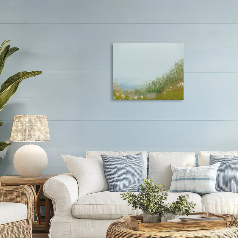 Toile «Misty Meadow Hill», conception par Renel Peters, H 16 po x l 20 po