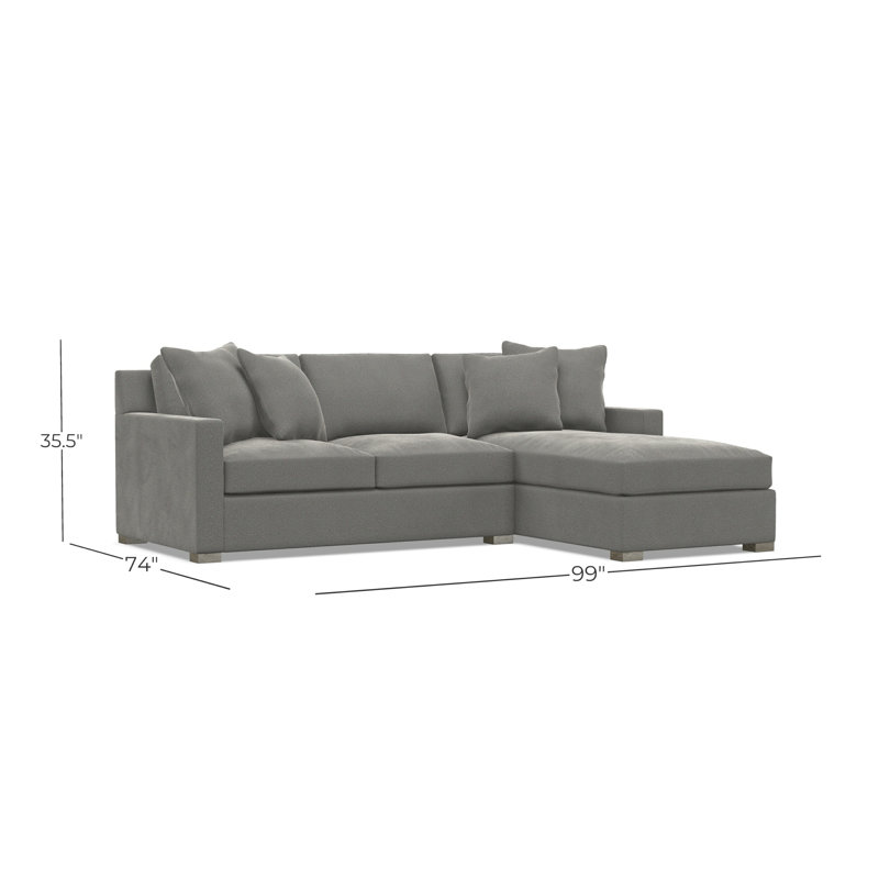 Kelsey Fabric 2 Pc Sectional, 1592-011