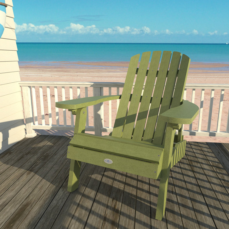 Chaise Adirondack pliante et inclinable Middiler, Vert