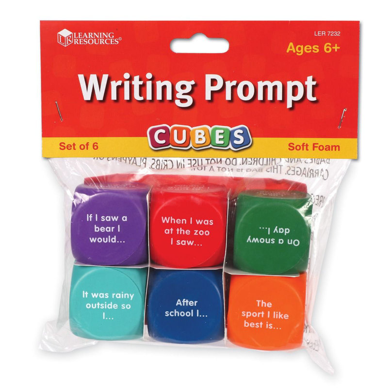 Writing Prompt Cubes Letters