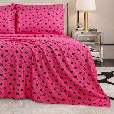 Juicy Couture Microfiber Sheet Set with Extra Pillowcase(s)