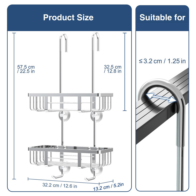 Geet Stainless Steel Shower Caddy